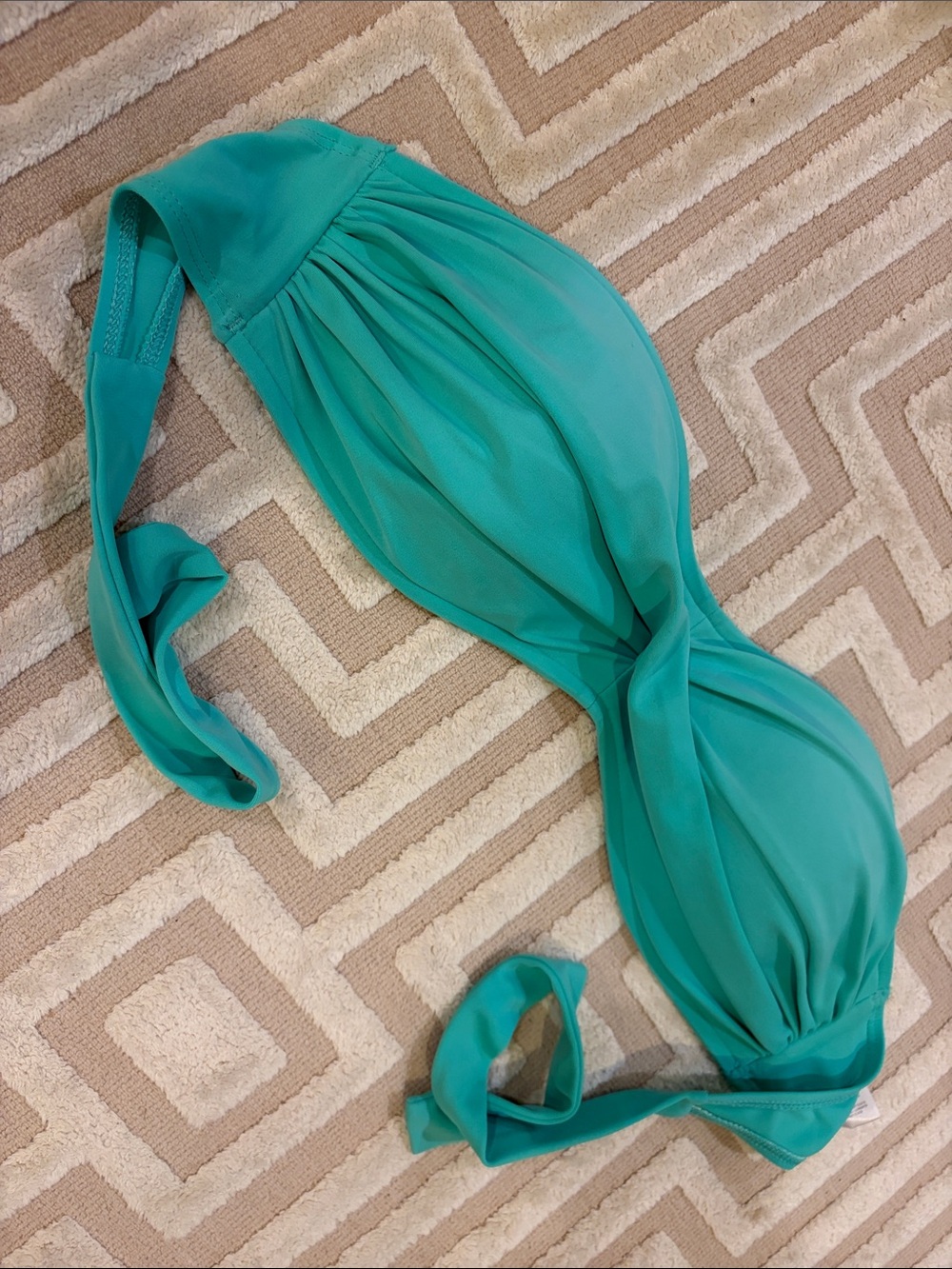 Turquoise green bikini top - Picture 2 of 7